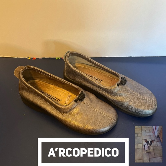 Arcopedico Pewter Slip On Loafers, size 6.5 - Picture 1 of 9
